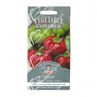 benih paprika topepo rosso 30 biji mr fothergills bibitbunga benih paprika topepo rosso 30 biji mr fothergills bibitbunga