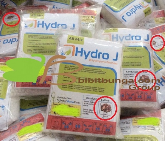 Contoh nutrisi hidroponik AB Mix yang tersedia di toko online bibitbunga,com.