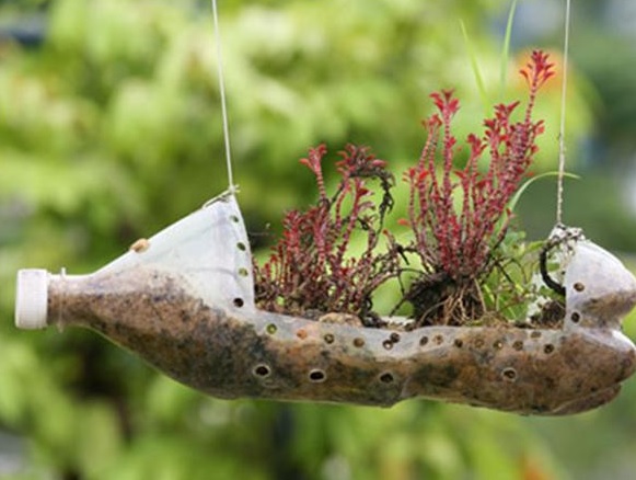 Cara Membuat Pot  Bunga Dari  Botol  Bekas  BibitBunga com