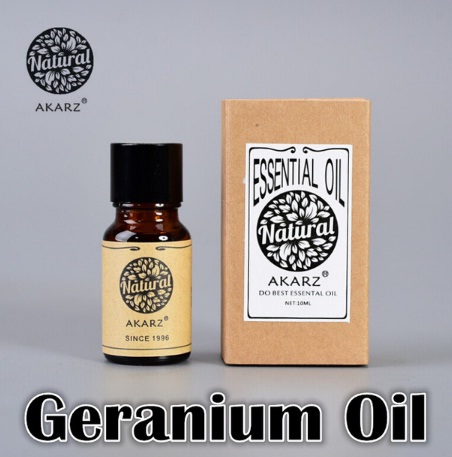 Salah satu contoh produk kesehatan atau kecantikan yang menggunakan minyak bunga geranium.