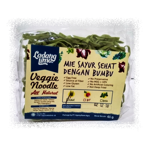 Jual Mie Sayur Sehat Veggie Noodle Ladang Lima Kale  61 