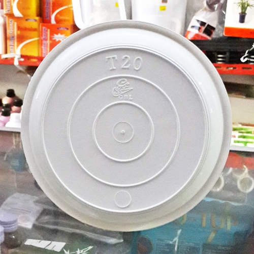 Jual Tatakan Pot  Tray Polos NKT 20 cm Putih  BibitBunga com