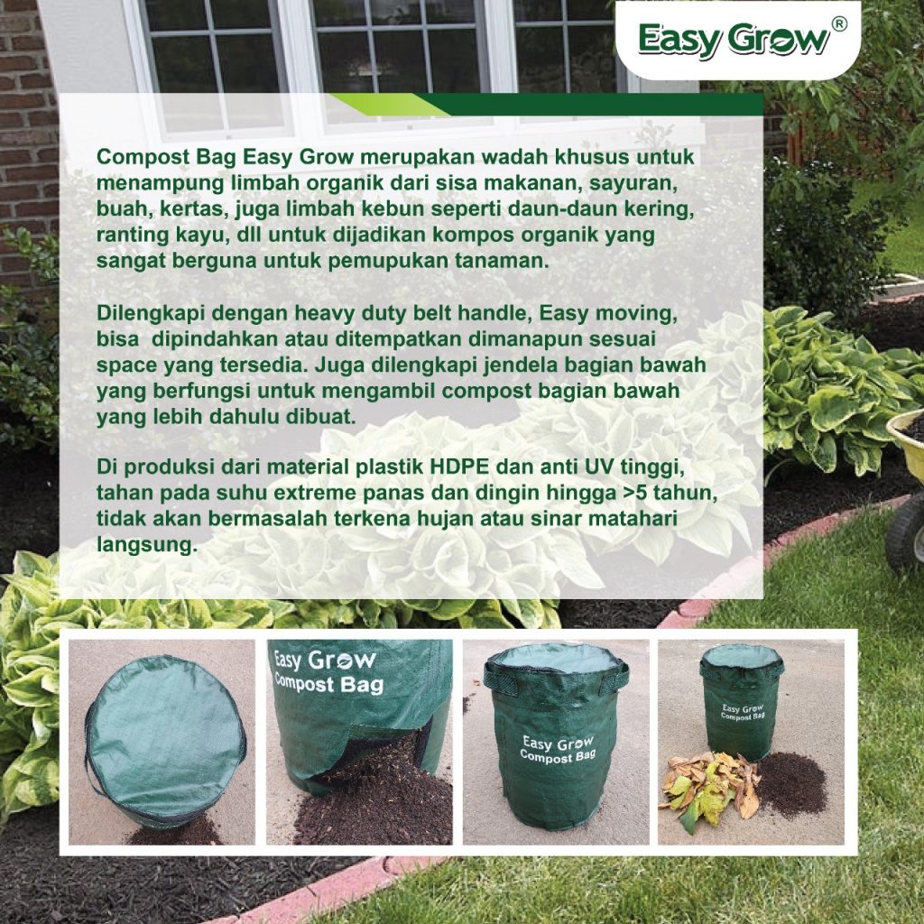 Jual Compost Bag 200 Liter Easy Grow 200L Large L Tas Kompos Besar